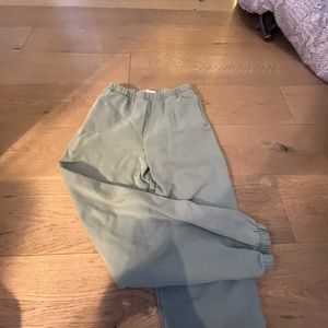 TNA sage green sweats